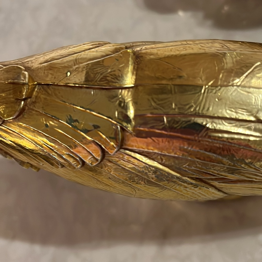 Vintage Syroco Gold Pheasant Peacock Mid Century Birds, Statues, Figurines - Picture 6 of 14